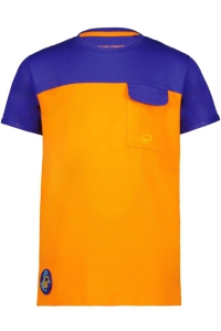 4President shirt colorblock Glenn orange tiger